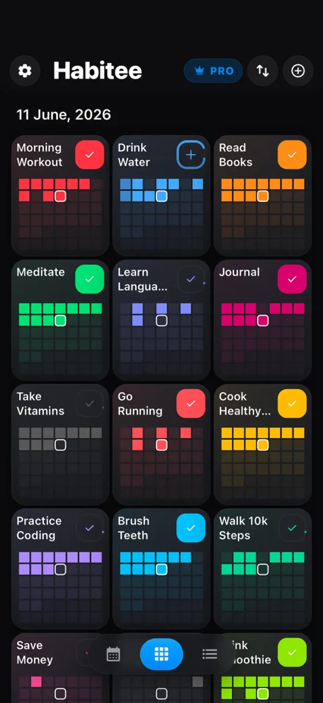 Habitee grid view
